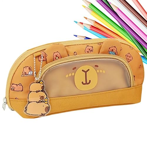 Renopfect Tierisches Federmäppchen | Federtasche | Großes Fassungsvermögen Niedliches Design Schreibwaren Organizer Tragbar Für Schüler Jugendliche Mädchen Schule Aufbewahrung von Renopfect