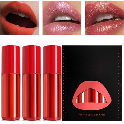 Renopfect es Lippenstift-Set,Lip e Lipstick | Mehrzweck-Lipgloss-Flüssig-Lippenstift,Coloful Liquid Lipstick Set Make-up Lipgloss für Erwachsene Frauen von Renopfect