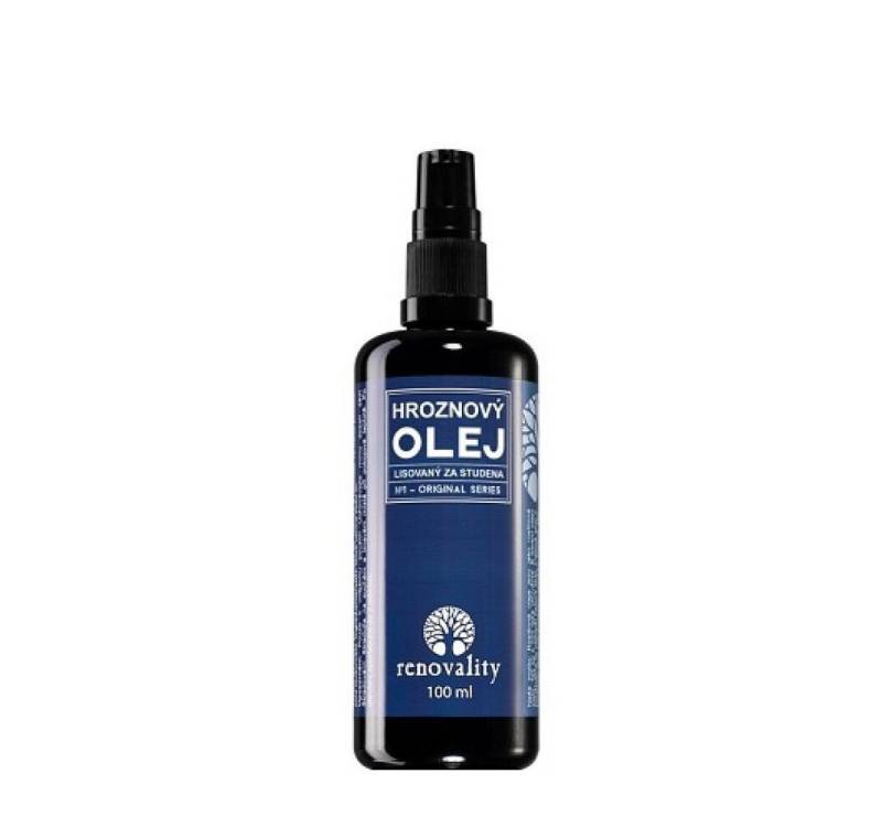 Renovality Körperöl Original Serie Kaltgepresstes Traubenkernöl 100ml von Renovality