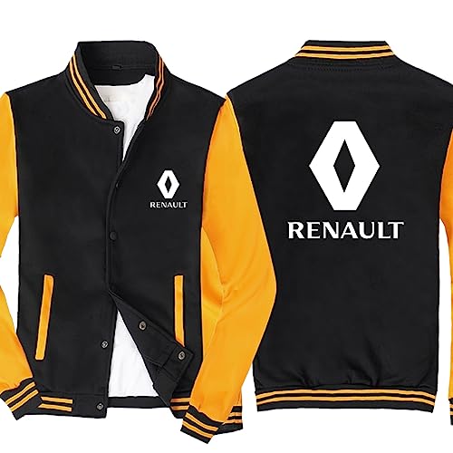 Renta Geschenke für MäNner, R.E.N.A.U.L.T Sportjacke Herren, Fashion Streetwear Casual Komfort Basic Jacke, Herren Jacke-Yellow||3XL von Renta