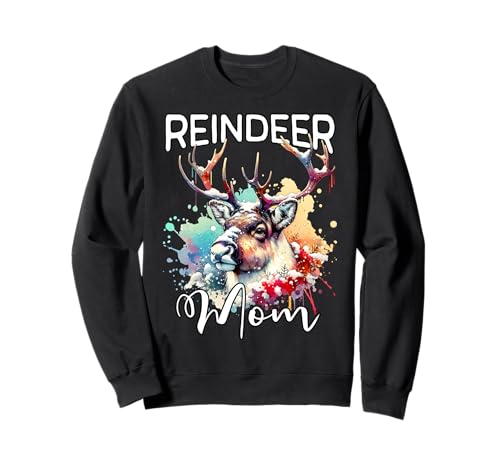 Reindeer Mom Rentier Mama Sweatshirt von Rentier Mama Für Damen