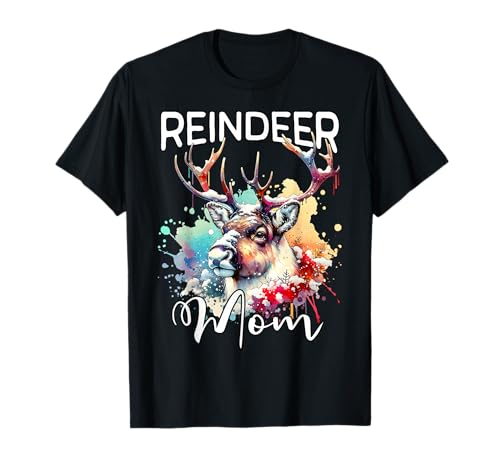 Reindeer Mom Rentier Mama T-Shirt von Rentier Mama Für Damen