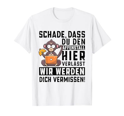 Rentner Abschiedsgeschenk Kollege Jobwechsel - Weiß, S - Klassisches T-Shirt mit Rundhals-Ausschnitt und Kurzen Ärmeln für Männer von Rentner Abschiedsgeschenk Kollege Jobwechsel