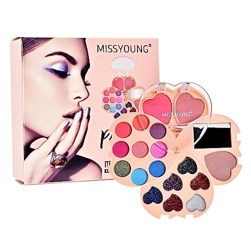 Nude-Lidschatten-Palette,Natürliche Lidschattenpaletten | 18-Farben-Lidschatten-Paletten-Set, All-in-1-Make-up-Set, milde Textur, einfach zu mischen für Zuhause, Party, Pendeln, Alltag Renywosi von Renywosi