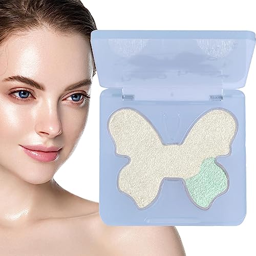 Schimmernde Lidschatten-Palette | Glitzernder Lidschatten,Langanhaltender, feiner Puder, mischbarer Highlighter für Schläfen, Wangenknochen, Augen und Nasenrücken Renywosi von Renywosi