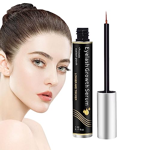 Wimpernwachstumsflüssigkeit,5 ml Wimpernwachstumsessenz - Lash Boosting Essence für dickere und längere Wimpern, Wimpernwachstumsverstärker für Frauen und Mädchen Renywosi von Renywosi