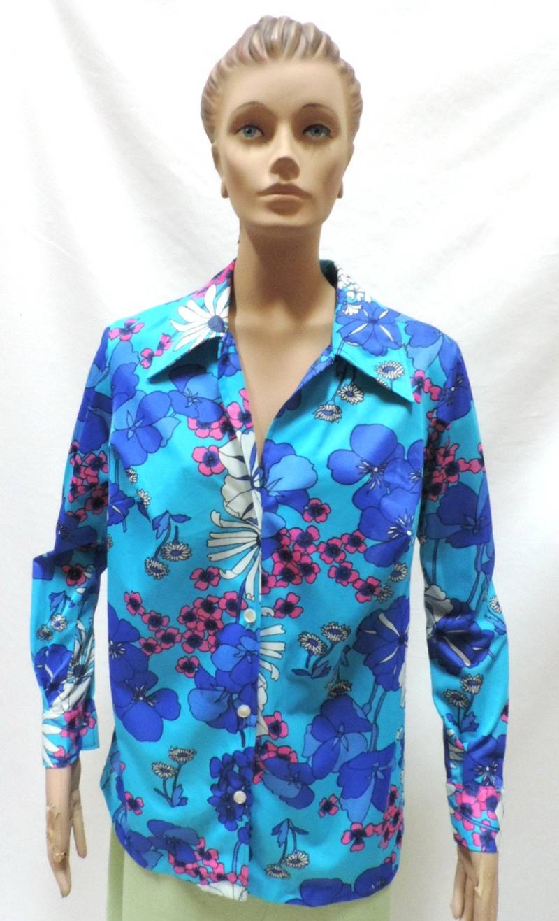 70Er Disco Bluse Montgomery Ward von ReoccuringDreams