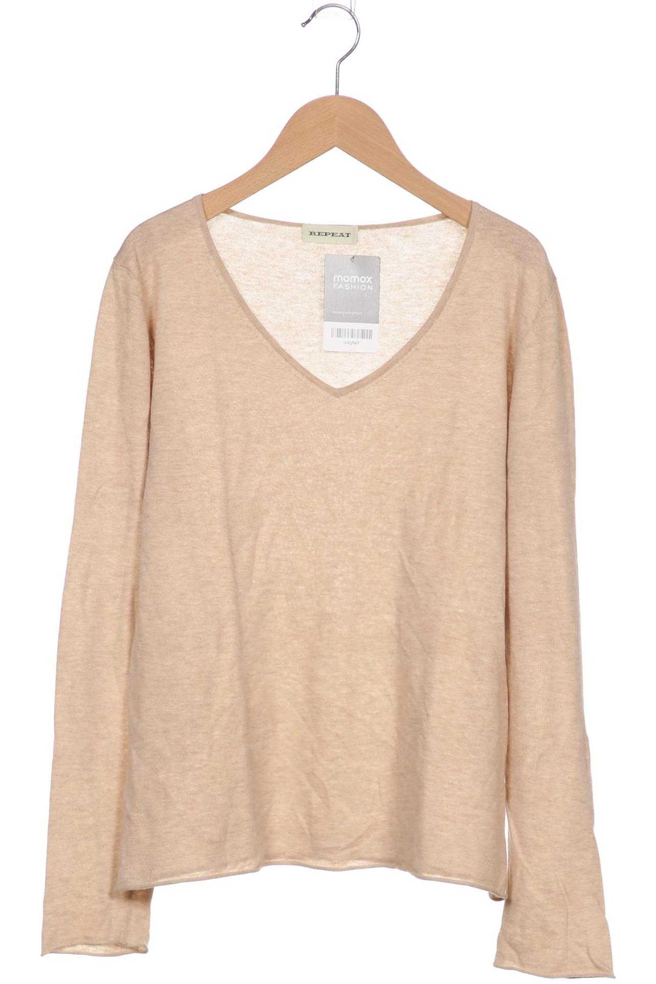 Repeat Damen Pullover, beige von Repeat