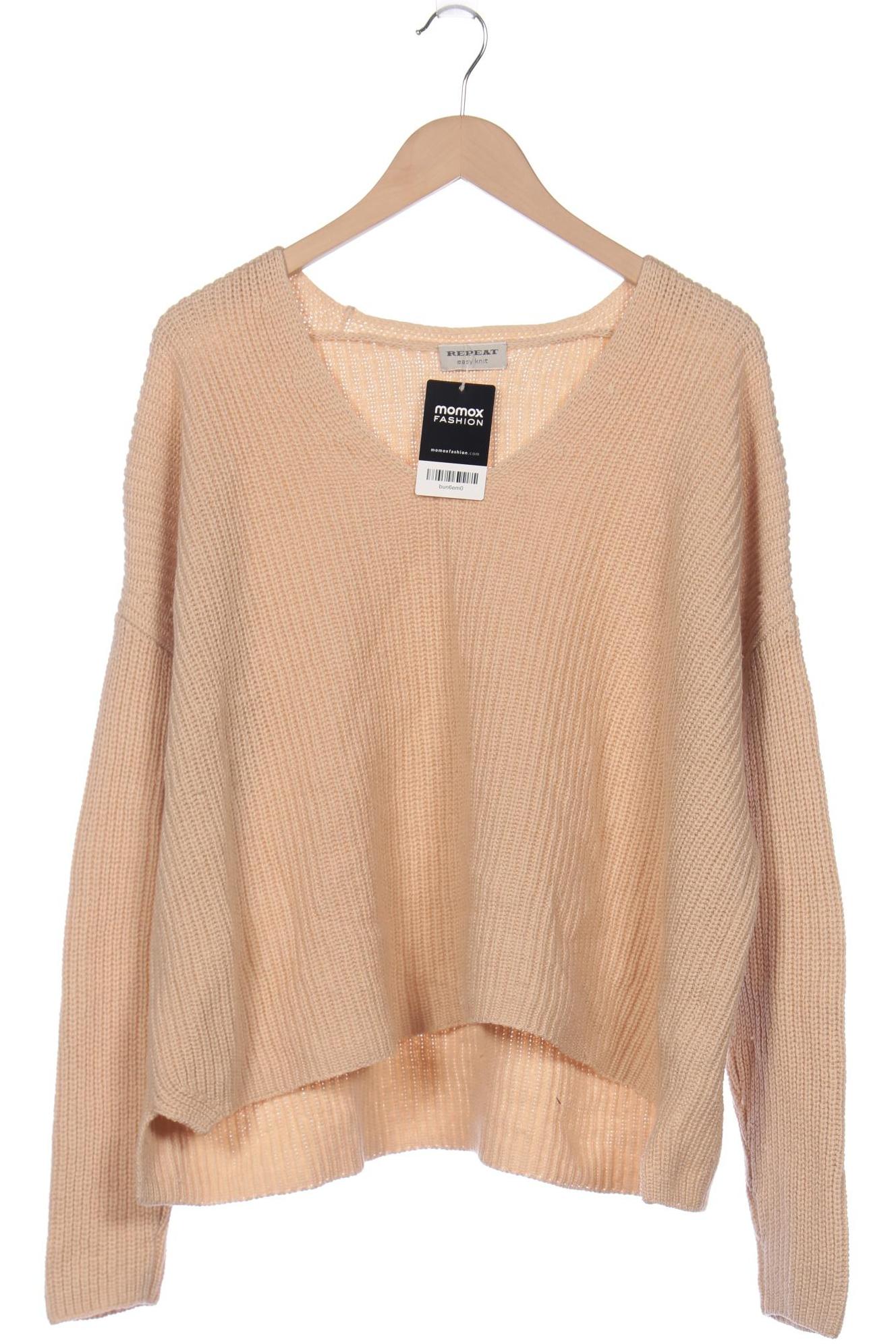 Repeat Damen Pullover, beige von Repeat