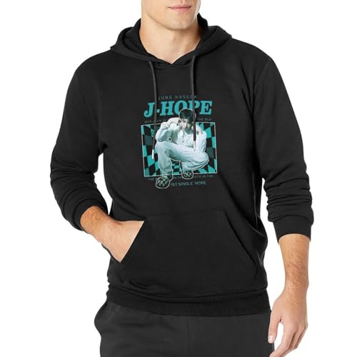 Repente Unisex Black Hoodie J-Hope Jack In The Box Men's Hoody XXL von Repente