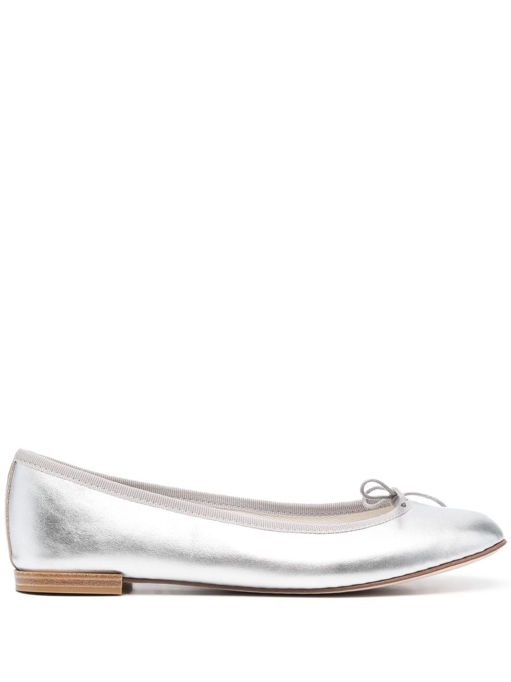 Repetto Ballerinas im Metallic-Look - Silber von Repetto