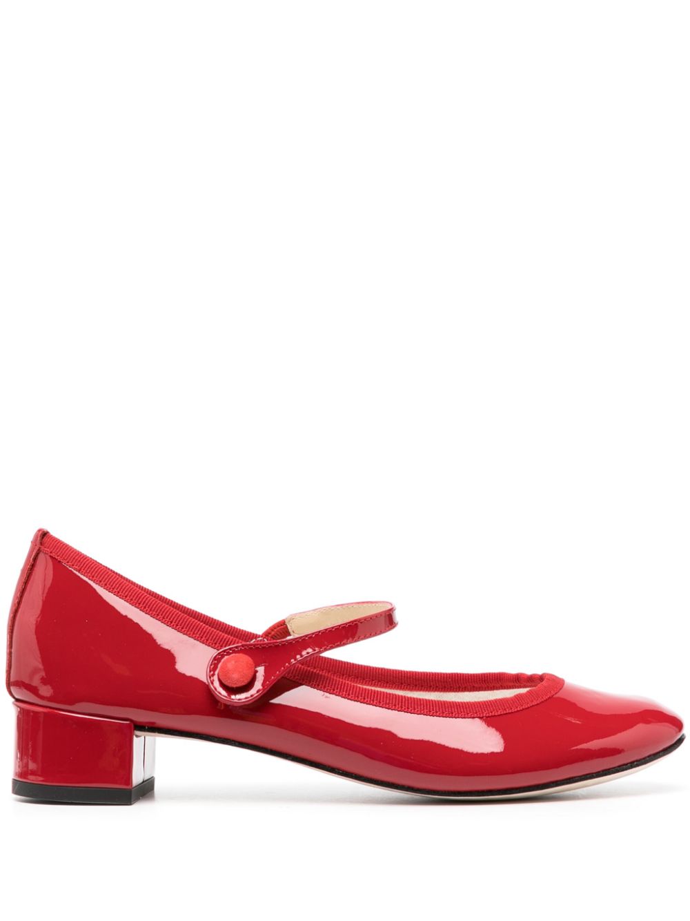 Repetto Lio Mary Janes 35mm - Rot von Repetto