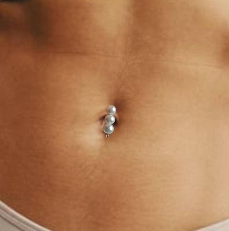 Personalisierter Geburtsstein Bauch Ring Baumeln Schmuck von Repior