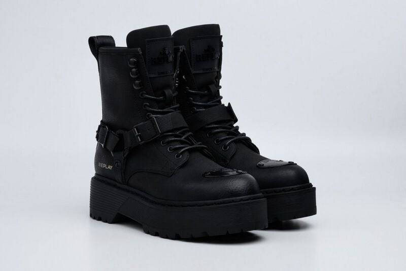 Replay Footwear LUISA BLOCK Boot schwarz in EU38 von Replay Footwear