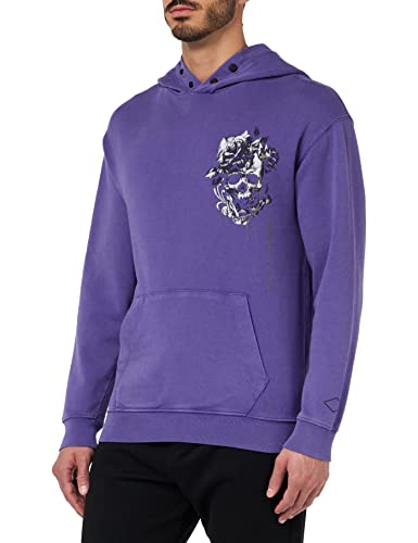 Replay Herren Hoodie mit Kapuze, Violet 074 (Violett), M von Replay