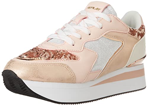 REPLAY Avalon LACE Sneaker, 3078 Rose Off White, 32 EU von Replay