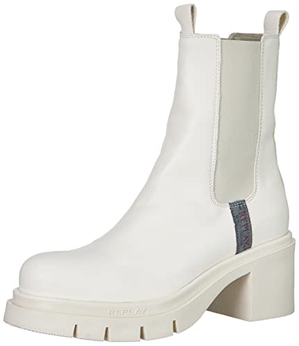 REPLAY Damen AVRYL DUAL Chelsea-Stiefel, 1286MILK, 38 EU von Replay