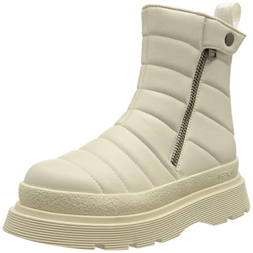 REPLAY Damen Artic Padded Halblange Stiefel, 061WHITE, 39 EU von Replay