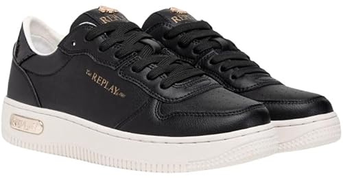 REPLAY Damen Epic W Block Sneaker, 003 Black, 35 EU REPLAY Damen Epic W Block Sneaker, 003 Black, 35 EU von Replay