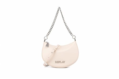 REPLAY Damen FW3704 Schultertasche, 0002 Dirty White von Replay