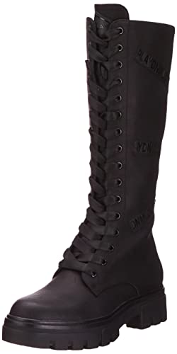 REPLAY Damen Hanna Zipper Kniehohe Stiefel, 003BLACK, 36 EU von Replay