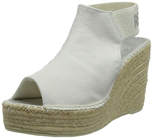 REPLAY Damen JESS-Tyne Sandale mit Absatz, 061 White, 40 EU von REPLAY
