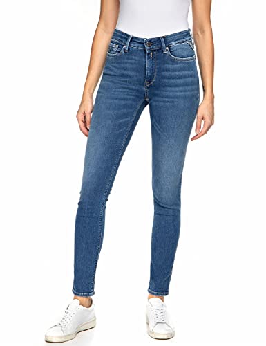 REPLAY Damen LUZIEN Jeans, 009 MEDIUM Blue, 2730 von Replay