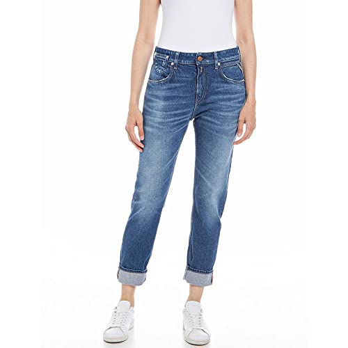 Replay Damen Marty Jeans, 009 Medium Blue, 28W / 32L von Replay