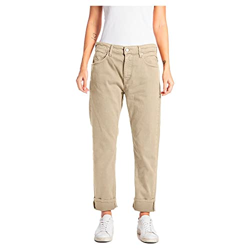 Replay Damen Marty Jeans, 803 Light Taupe, 25W / 32L von Replay