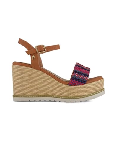 REPLAY Damen Shady Block Keilsandale, 2309 BEIGE RED, 36 EU REPLAY Damen Shady Block Keilsandale, 2309 BEIGE RED, 36 EU von Replay
