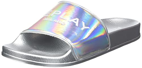 REPLAY Damen UP W-Rockville Hausschuh, 045 Platin, 35 EU REPLAY Damen UP W-Rockville Hausschuh, 045 Platin, 35 EU von Replay