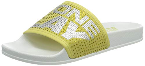 REPLAY Damen UP W-SAYVILLE Flacher Slipper, Yellow 087, 39 EU von Replay