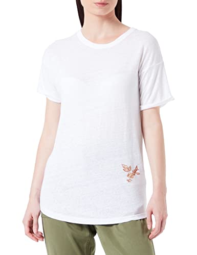 REPLAY Damen W3565 T-Shirt, Weiß (001 White), L von Replay