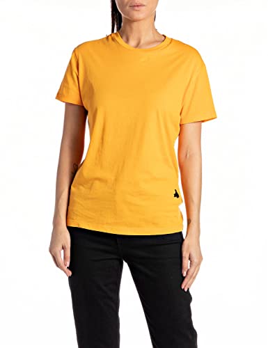 REPLAY Damen W3572C T-Shirt, 548 Light ORANGE, L von Replay