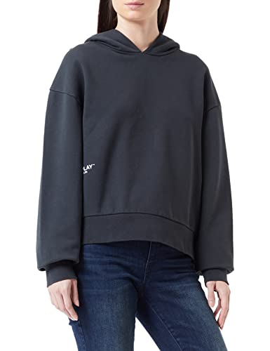 REPLAY Damen W3708 Kapuzenpullover, 099 Blackboard, S von REPLAY