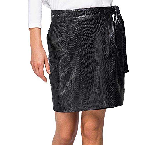 REPLAY Damen W9829 .000.83980 Rock, Schwarz (098 Black), M von Replay