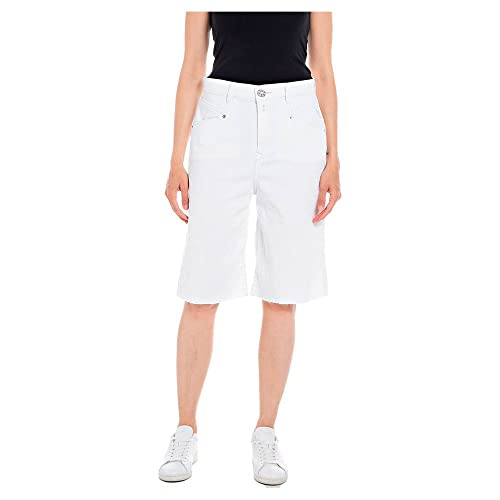 REPLAY Damen WA499 Jeans, 100 Natural White, 29 von Replay