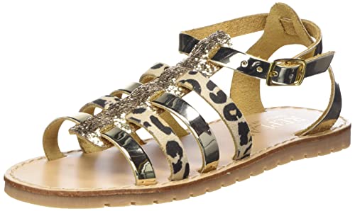 REPLAY Easy Sandale, 2956 Platin Leopard, 32 EU von Replay