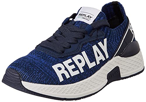 REPLAY HYBRID JR ECO Sneaker, 195 Navy White, 34 EU von Replay