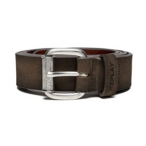 REPLAY Herren AM2630.000.A3054 Gürtel, 030 Iron Black, 90 von Replay
