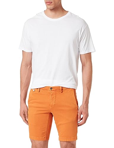 REPLAY Herren Benni Jeans-Shorts, 844 Sunset ORANGE, 30 von Replay