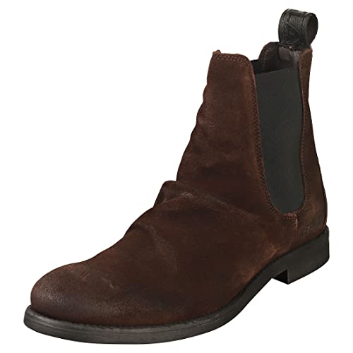 Replay Herren Low Boot Stiefel Chelsea Boots, Braun (Dk Brn 018), 45 von Replay