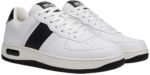 REPLAY Herren Epic M TIRE Sneaker, 061 White, 40 EU von Replay
