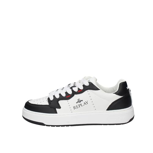 REPLAY Herren KAI Action Sneaker, 008 BLACK WHITE, 40 EU von Replay