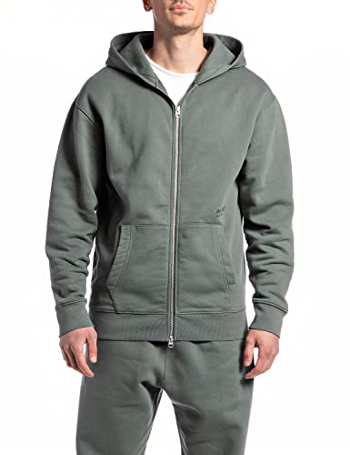 REPLAY Herren M6268 Kapuzenpullover, 437 Castor Grey, XXL von Replay
