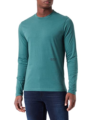 REPLAY Herren M6280 T-Shirt, 539 Green, 3XL von Replay