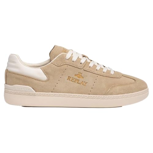 REPLAY Herren Pyper Suede Sneaker, 049 Sand, 41 EU von Replay
