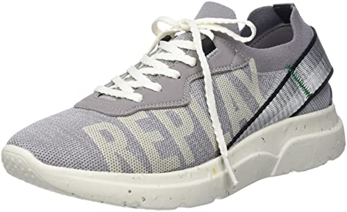 REPLAY Herren Planet Hello Sneaker, 028 Grey, 43 EU von Replay