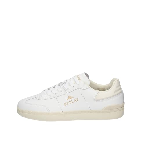 REPLAY Herren Pyper Action Sneaker, 061 White, 46 EU von REPLAY