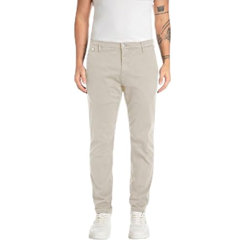 REPLAY Herren Regular fit Chino Jeans Benni Hyperchino Color Xlite von Replay